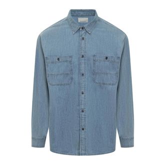 Isabel Marant Isabel Marant, Denim Shirts, male, Blue, Size: S Vhelynton Denim Shirt