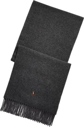 Ralph Lauren Winter Sjaal - Heren - Wintersjaals - Grijs - ONE Size - Wol - Accessoires