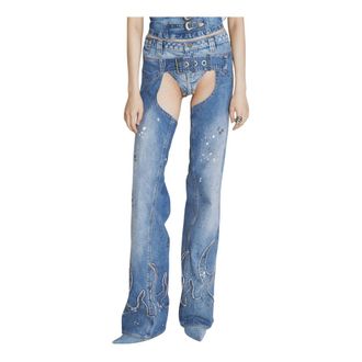 Guess Dames, Korte broeken, Blauw, Maat: W28