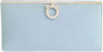 Ferragamo Pre-owned Wallets, female, Blue, Size: ONE SIZE Pre-owned Wallet