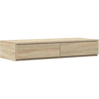 vidaXL Vidaxl - Cajones De Cama Con Caj&oacute;n Roble Sonoma 90 X 36.5 X 16.5 Cm