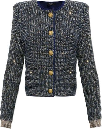 Balmain Mujer, Jerseys, Azul, Talla: S