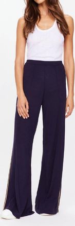 The Upside Greenwich Alight Knit Pant In Navy