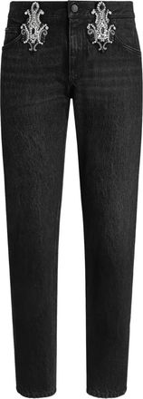 Dolce & Gabbana Jeans con decorazione - Nero