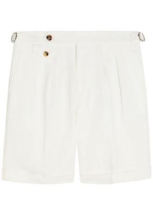Brunello Cucinelli Bermuda Cotton and Linen-blend Shorts - Off White - 52 (IT52 / XL)