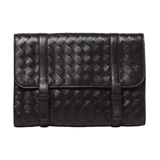 Bottega Veneta Heren, Tassen, Zwart, Maat: ONE Size Leer