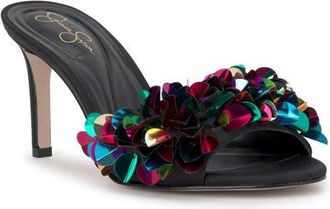 Jessica Simpson Palora Slide Sandal in Black at Nordstrom, Size 7.5