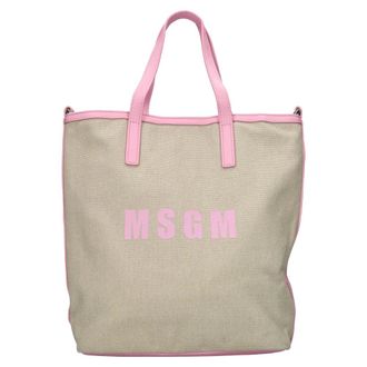 Msgm Msgm, Dames, Tassen, Roze, Maat: ONE Size Leer