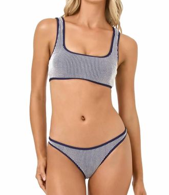L*Space Prince Bikini Top In Midnight Blue