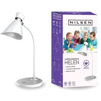 OEM L&aacute;mpara De Escritorio Nilsen E27 Helen Blanca E27