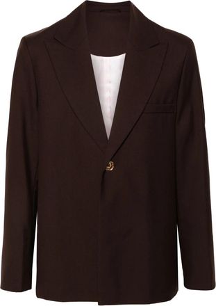 S&eacute;fr Elegante Blazer voor Mannen - Heren - Blazers - Bruin - M - Jassen