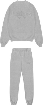 Black Bananas Jumpsuits & Playsuits, Heren, Grijs, XL, Katoen, Design Dept Crewneck Sweatsuit