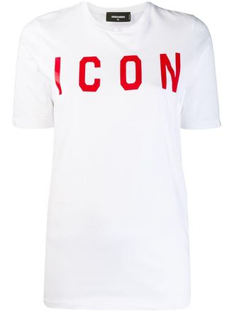 Dsquared2 T-shirt met print - Wit