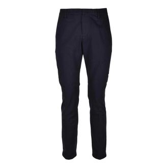 Dondup Broeken, Heren, Blauw, W30, Katoen, Cotton Elastane Broek