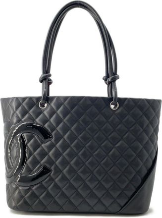 Chanel Black Cambon Ligne Tote Bag (Pre-Owned)