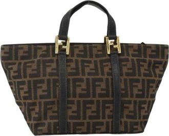Fendi Pre-owned Vintage Tote Bag - unisex - Vintage Shopper - Bruin - ONE Size - Vintage