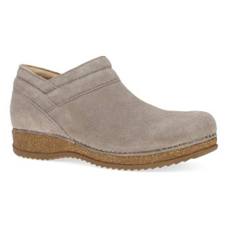 Dansko Womens Muriel Suede Clog In Taupe