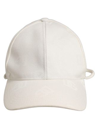 Dolce & Gabbana HAT10043 Cotton Stretch Baseball Cap - White