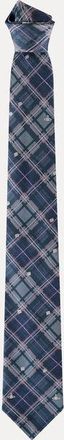Vivienne Westwood Tie 8.5cm Louth Tartan -Navy-blue Men