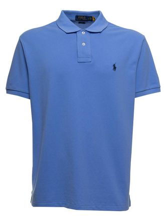 Ralph Lauren Blue Pony Embroidery Polo Shirt