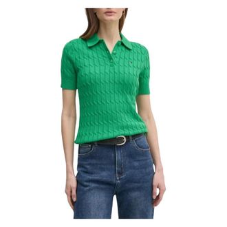 Tommy Hilfiger Dames, Tops, Groen, Maat: M