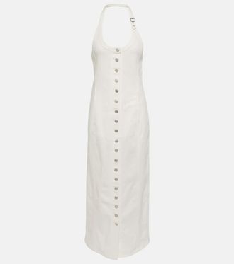 Courrèges Courrèges Multiflex denim midi dress