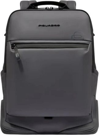 Piquadro Backpacks, male, Gray, ONE SIZE, Corner 2.0 15.6 Laptop Backpack