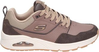 Skechers Heren Sportieve Sneakers - Heren - Sneakers - Bruin - 45 EU - Schoenen