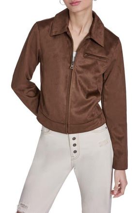 Levi's Faux Suede Jacket in Maple Faux Suede at Nordstrom, Size X-Small