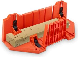 OEM Caja De Ingletes, Pl&aacute;stico Abs, Gu&iacute;as De 0&deg;, 22,5&deg;, 45&deg; Y 90&deg;, Con Abrazaderas, Cortador Para Carpinter&iacute;a