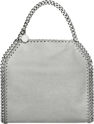 Stella McCartney Tassen, Dames, Grijs, ONE Size, Polyester, Falabella Tiny Tote Bag