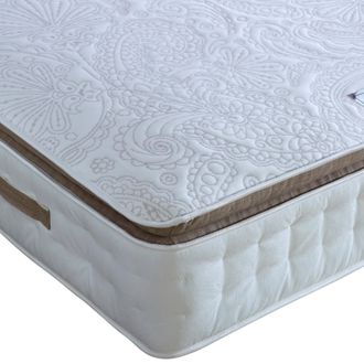 Bedmaster Windsor 3000 Pocket Sprung Pillow Top Mattress in White | Size: King