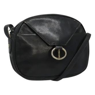 Dior Pre-owned Vintage Schoudertas - Dames - Pre-owned - Blauw - Maat: ONE Size Leer