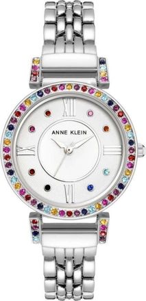 Anne Klein Accented White Dial Ladies Watch AK/2929RBSV