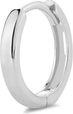 Mateo Bijoux Orecchino a cerchio in oro bianco 14kt - Argento