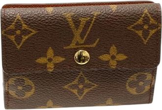 Louis Vuitton Pre-owned Canvas wallets - Dames - Vintage Accessoires - Bruin - ONE Size - Vintage
