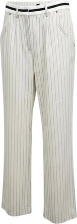 Zip73 Dames, Broeken, Beige, Maat: W33