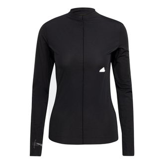 adidas (WMNS) adidas Long Sleeve T-Shirt Asia Sizing Black HM2838