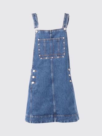 7 For All Mankind Dress Woman color Blue
