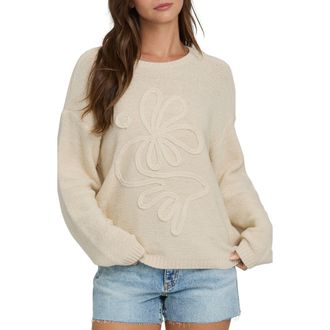 Billabong Soft Wave Sweater in White Cap at Nordstrom, Size X-Large