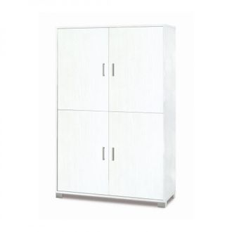 OEM Mueble 4 Puertas 108l X 41p X H161 - Acabado Blanco Brillante - Sarmog
