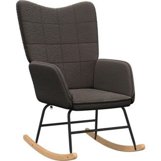 vidaXL Silla Relax Gris Oscuro 61 X 78 X 98 Cm Tela Vidaxl