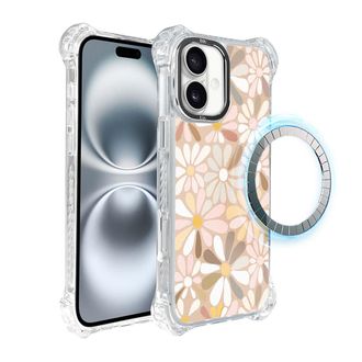 OEM Custodia Ibiza Dropguard Ultra Per Iphone 16 Plus Con Magsafe, Boho, Fiori Vintage