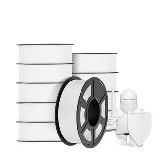 OEM Filamento Para Impresora 3d, Mayor Resistencia, F&aacute;cil De Usar, Petg Blanco, 11 Kg