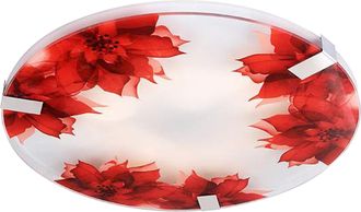 OEM Plafoniera Candellux Rapsody 40cm Cromata Rossa 3xe27