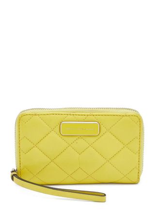 Marc Jacobs Leren portemonnee - Geel