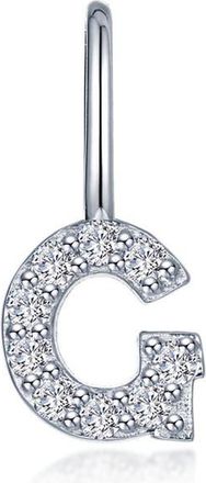Lafonn Letter Charm Pendant in Silver G at Nordstrom