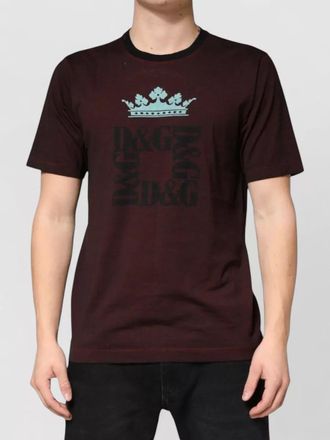 Dolce & Gabbana cotton crew neck t-shirt