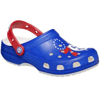 Crocs Mens Crocs NBA Classic Clogs Philadelphia 76ers Blue 208650-P76