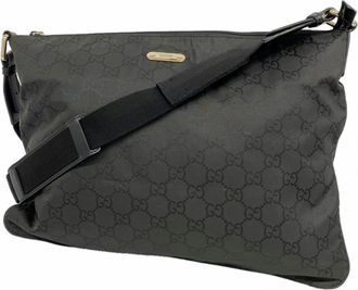 Gucci Black Nylon Shoulder Bag (Pre-Owned)